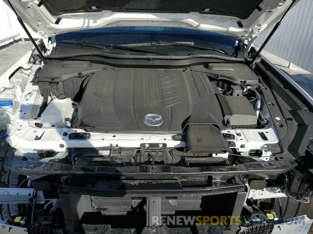 12 fotografías del automóvil dañado JM3KKAHD9S1193298 MAZDA CX-90 SELE 2025