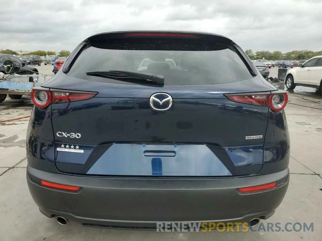 6 fotografías del automóvil dañado 3MVDMACL3LM133403 MAZDA CX30 2020
