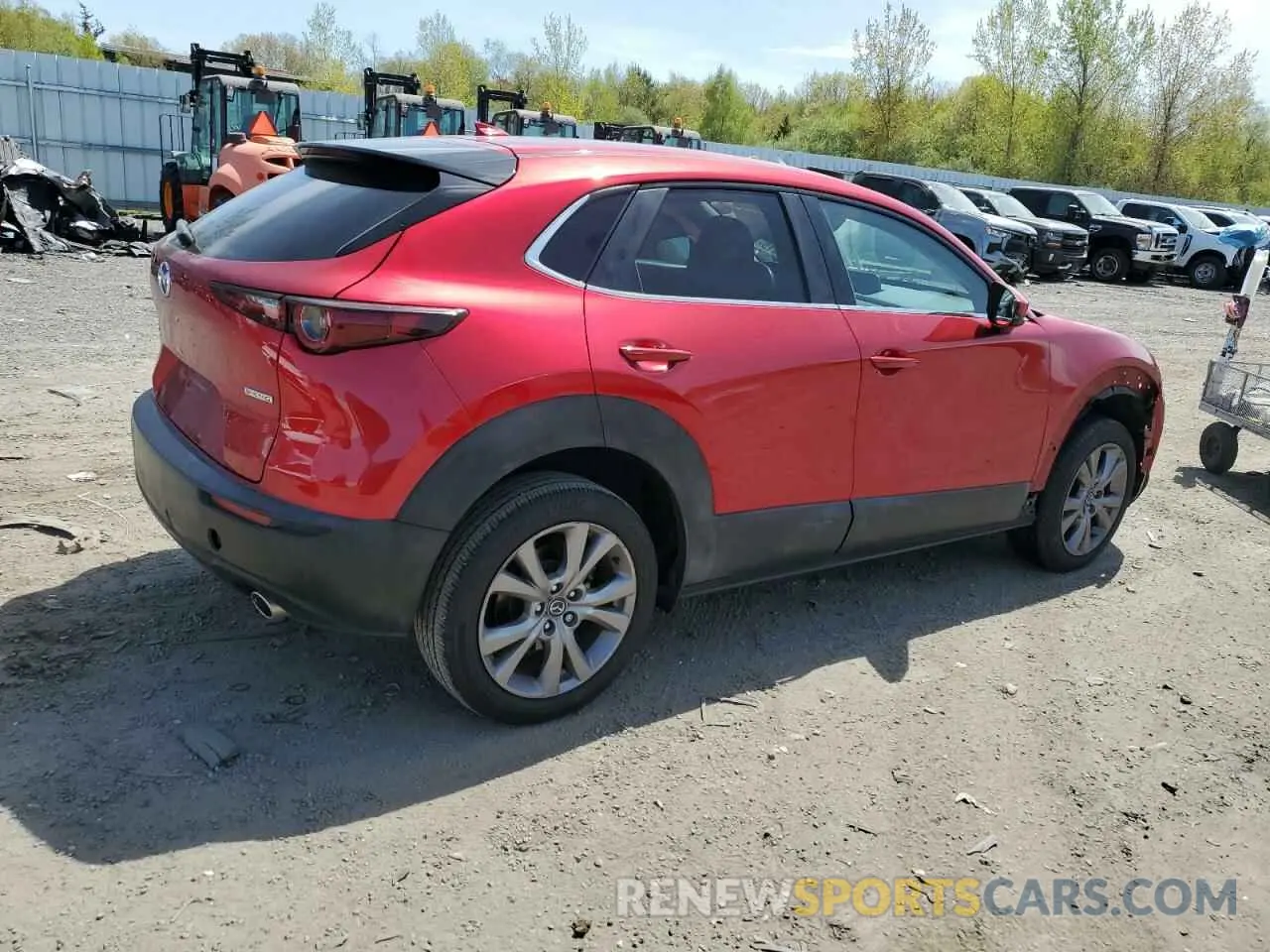 3 fotografías del automóvil dañado 3MVDMBDL5LM132094 MAZDA CX30 2020