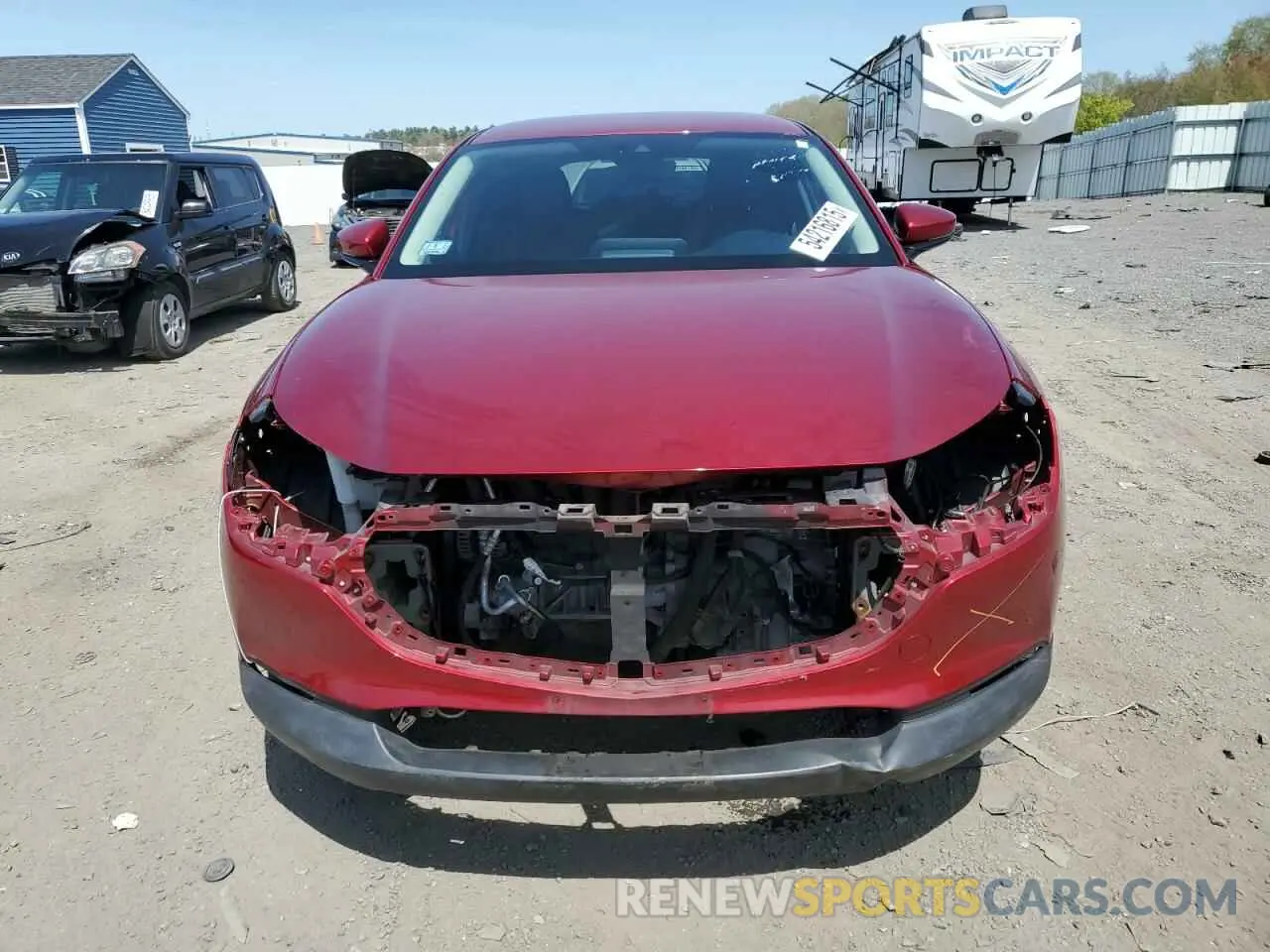5 fotografías del automóvil dañado 3MVDMBDL5LM132094 MAZDA CX30 2020