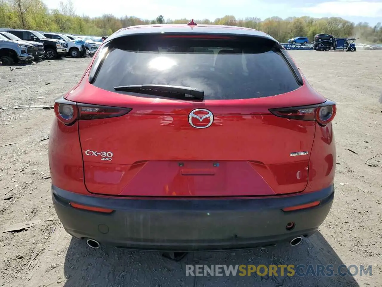 6 fotografías del automóvil dañado 3MVDMBDL5LM132094 MAZDA CX30 2020
