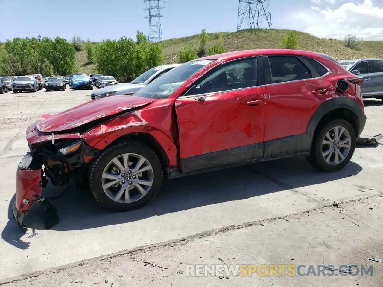 1 fotografías del automóvil dañado 3MVDMBDL7LM119105 MAZDA CX30 2020