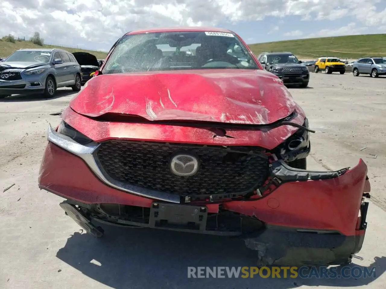 5 fotografías del automóvil dañado 3MVDMBDL7LM119105 MAZDA CX30 2020
