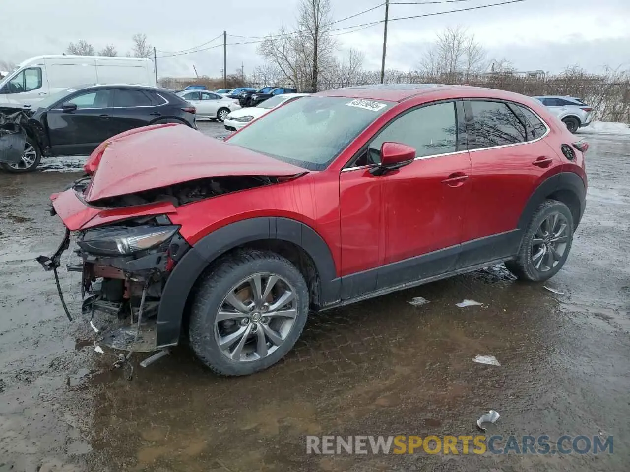 1 fotografías del automóvil dañado 3MVDMBDM7LM130422 MAZDA CX30 2020