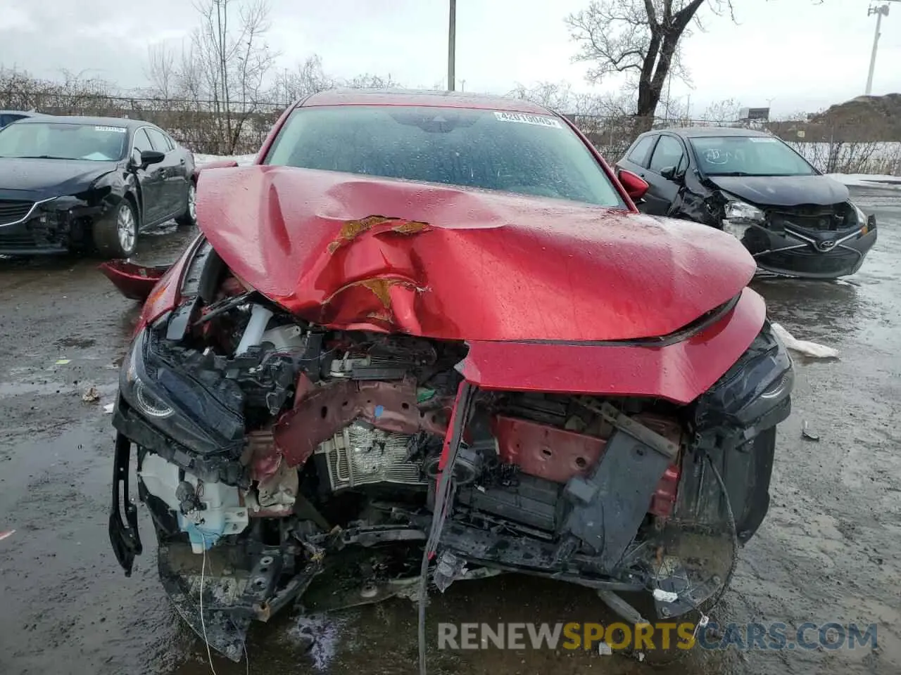 5 fotografías del automóvil dañado 3MVDMBDM7LM130422 MAZDA CX30 2020