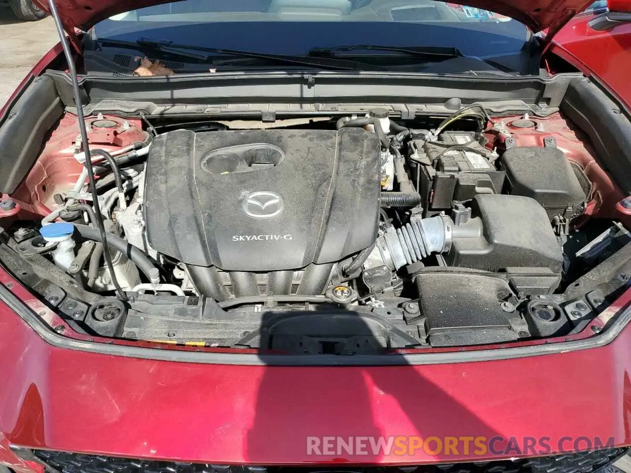 12 fotografías del automóvil dañado 3MVDMBEM0LM124055 MAZDA CX30 2020