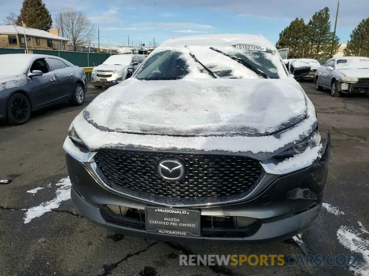 5 fotografías del automóvil dañado 3MVDMBEM9LM127150 MAZDA CX30 2020