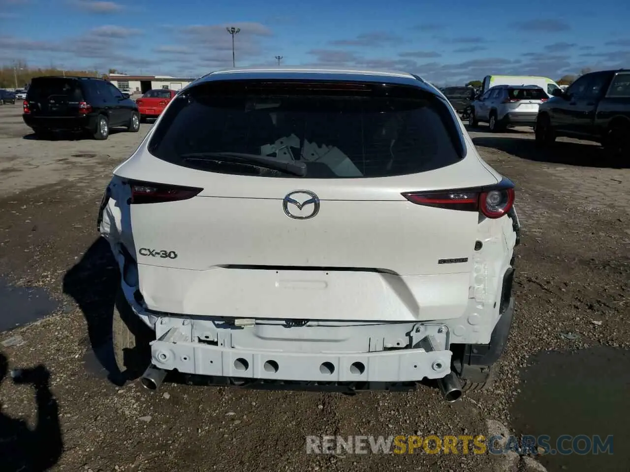 6 fotografías del automóvil dañado 3MVDMAAL5MM255409 MAZDA CX30 2021