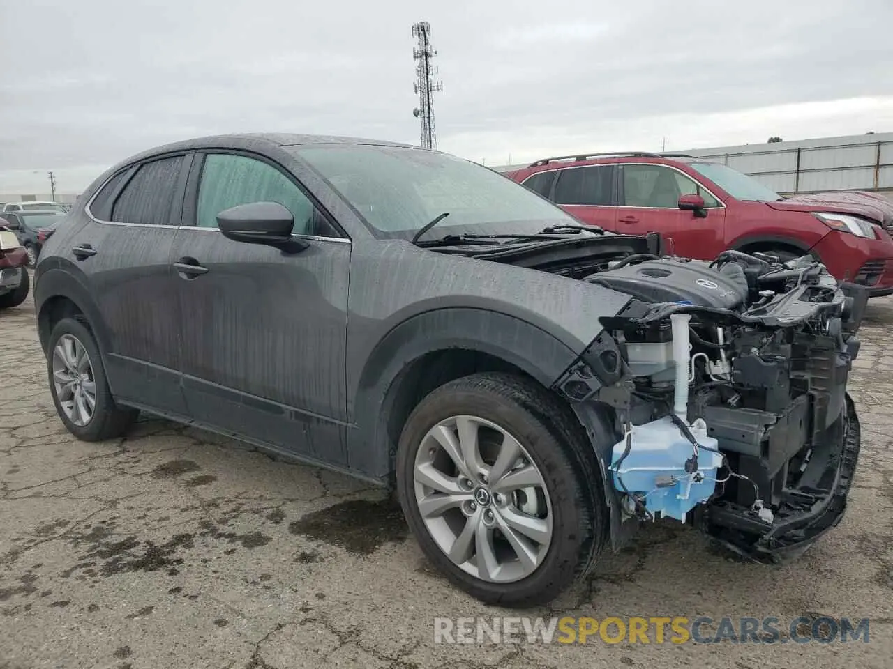 4 fotografías del automóvil dañado 3MVDMABL3MM220186 MAZDA CX30 2021