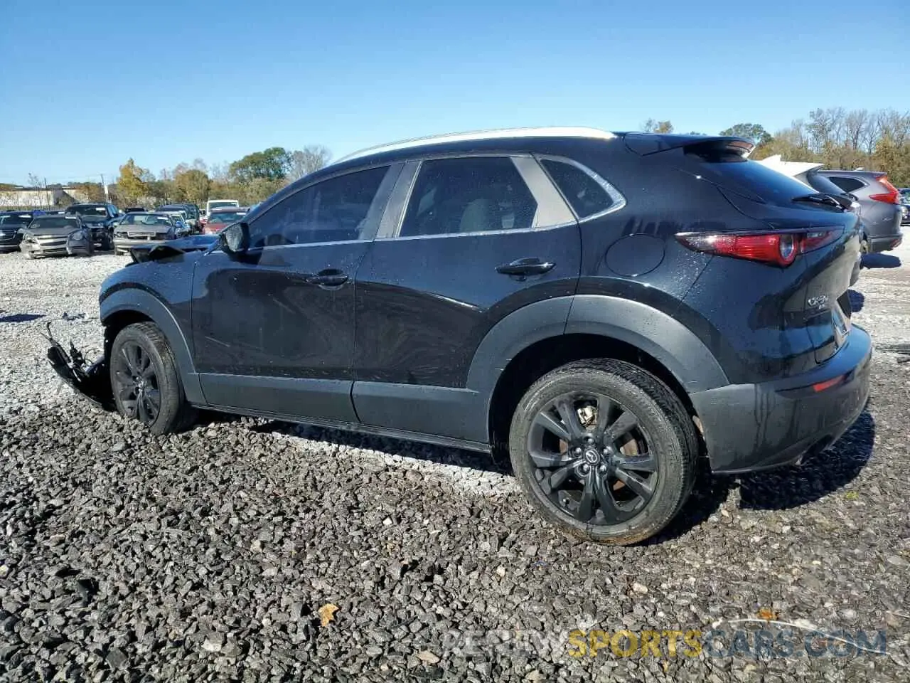 2 fotografías del automóvil dañado 3MVDMBAY0MM311726 MAZDA CX30 2021