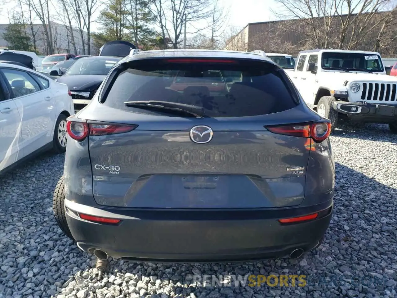 6 fotografías del automóvil dañado 3MVDMBAY9MM312888 MAZDA CX30 2021