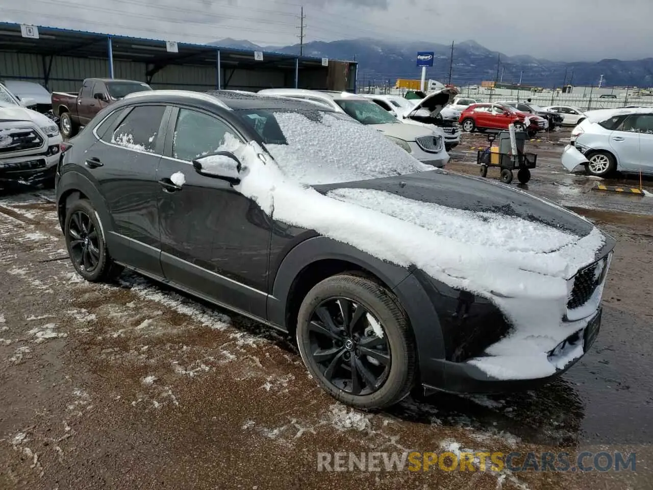 4 fotografías del automóvil dañado 3MVDMBAYXMM309787 MAZDA CX30 2021