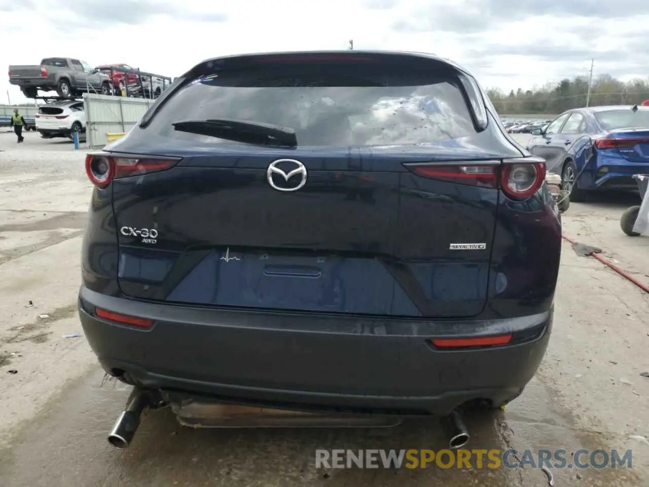 6 fotografías del automóvil dañado 3MVDMBBLXMM219719 MAZDA CX30 2021