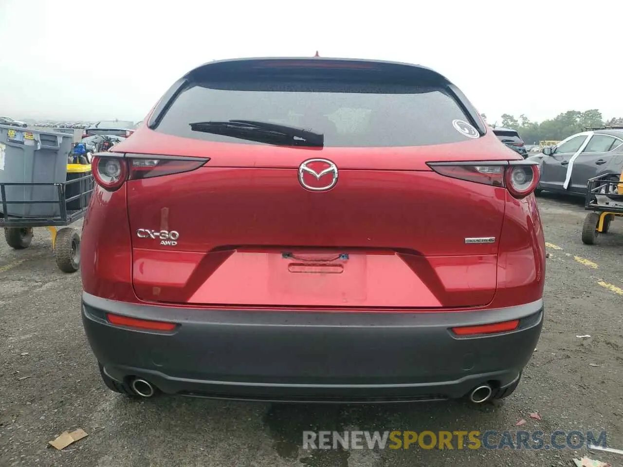 6 fotografías del automóvil dañado 3MVDMBDL5MM212318 MAZDA CX30 2021