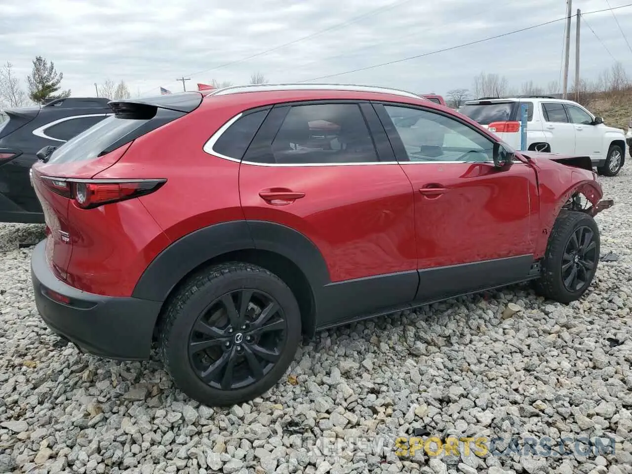 3 fotografías del automóvil dañado 3MVDMBDY8MM307404 MAZDA CX30 2021