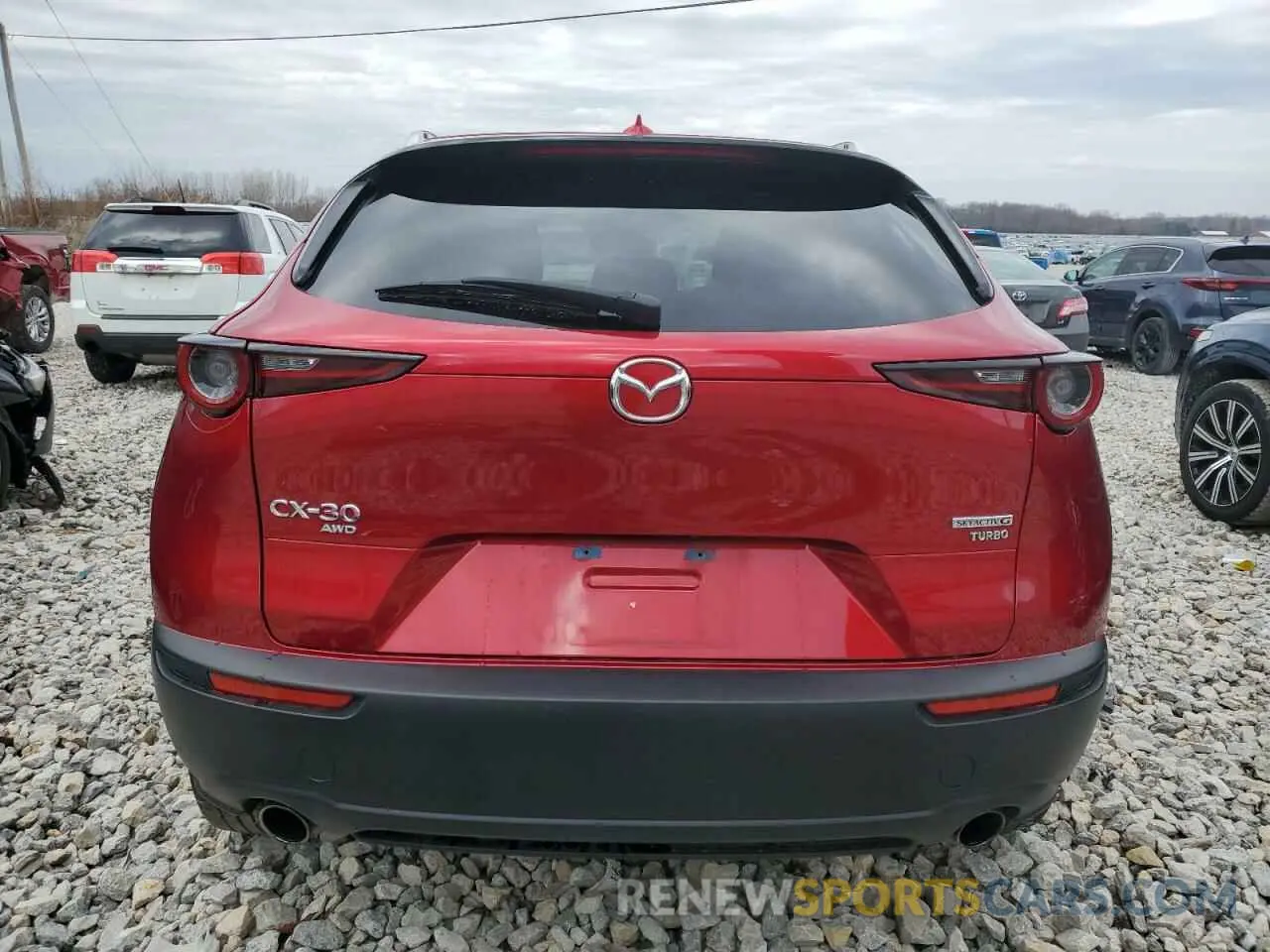 6 fotografías del automóvil dañado 3MVDMBDY8MM307404 MAZDA CX30 2021