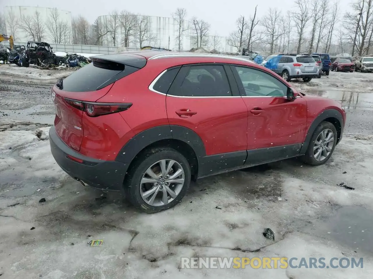 3 fotografías del automóvil dañado 3MVDMBBL2NM440670 MAZDA CX30 2022