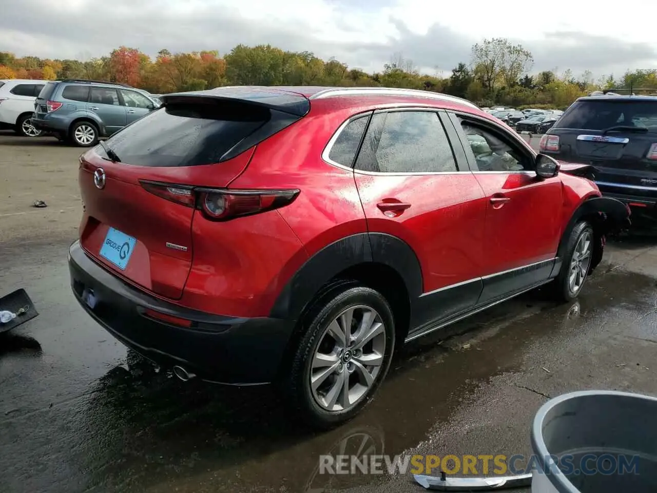 3 fotografías del automóvil dañado 3MVDMBBL4NM418556 MAZDA CX30 2022