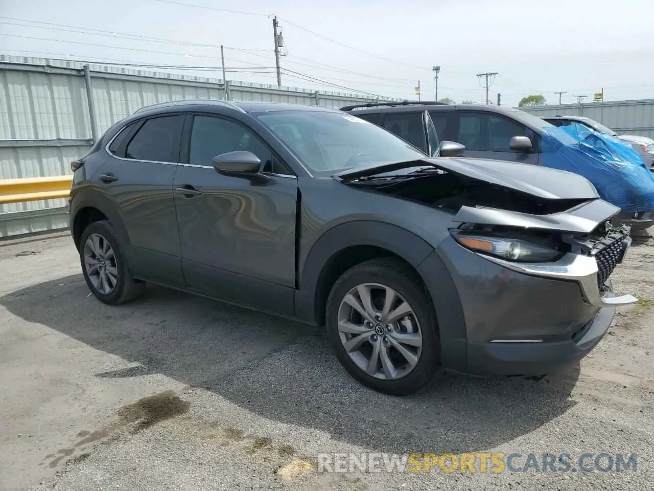 4 fotografías del automóvil dañado 3MVDMBCL2NM440795 MAZDA CX30 2022