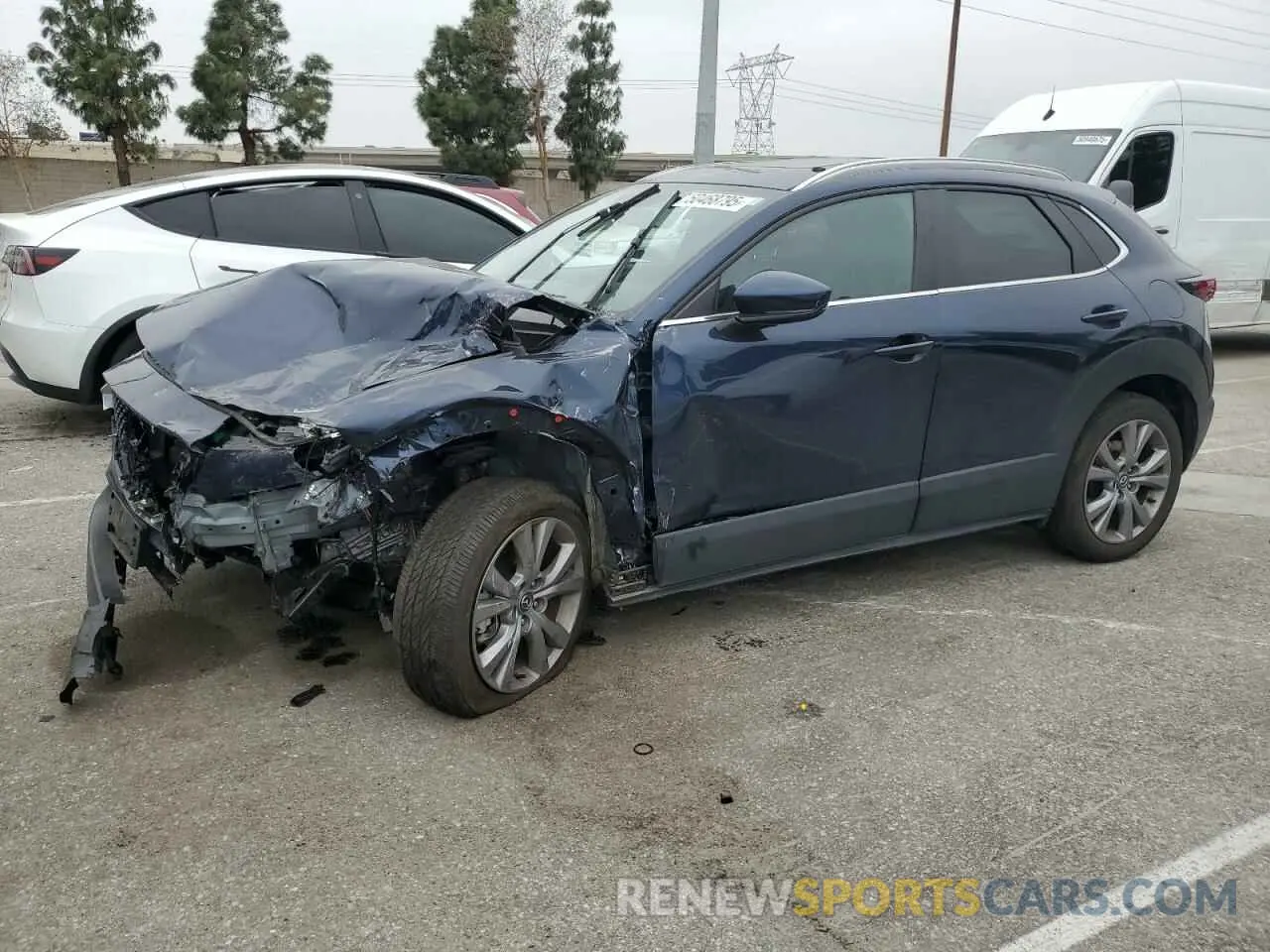 1 fotografías del automóvil dañado 3MVDMBCL4NM450891 MAZDA CX30 2022