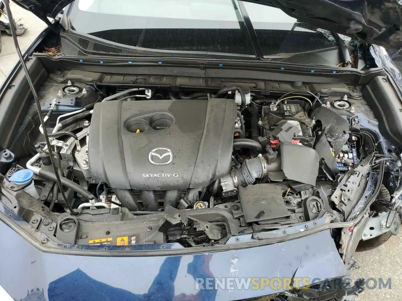 12 fotografías del automóvil dañado 3MVDMBCL4NM450891 MAZDA CX30 2022