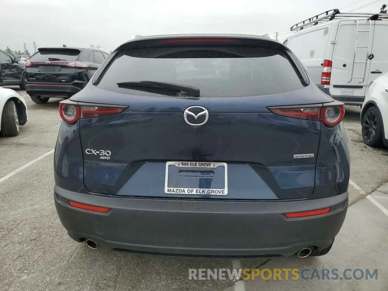 6 fotografías del automóvil dañado 3MVDMBCL4NM450891 MAZDA CX30 2022