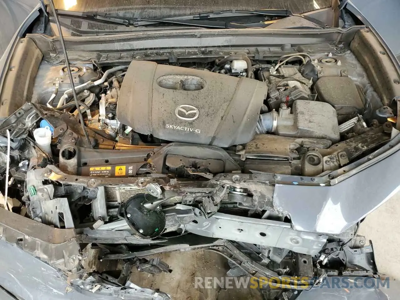 12 fotografías del automóvil dañado 3MVDMBCL8NM413021 MAZDA CX30 2022