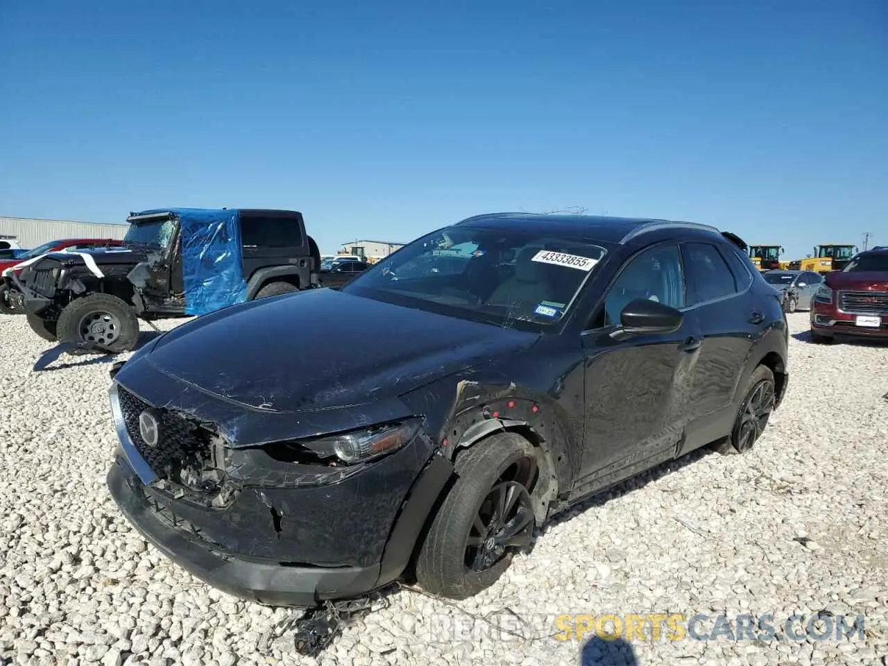 1 fotografías del automóvil dañado 3MVDMBDY9NM419016 MAZDA CX30 2022