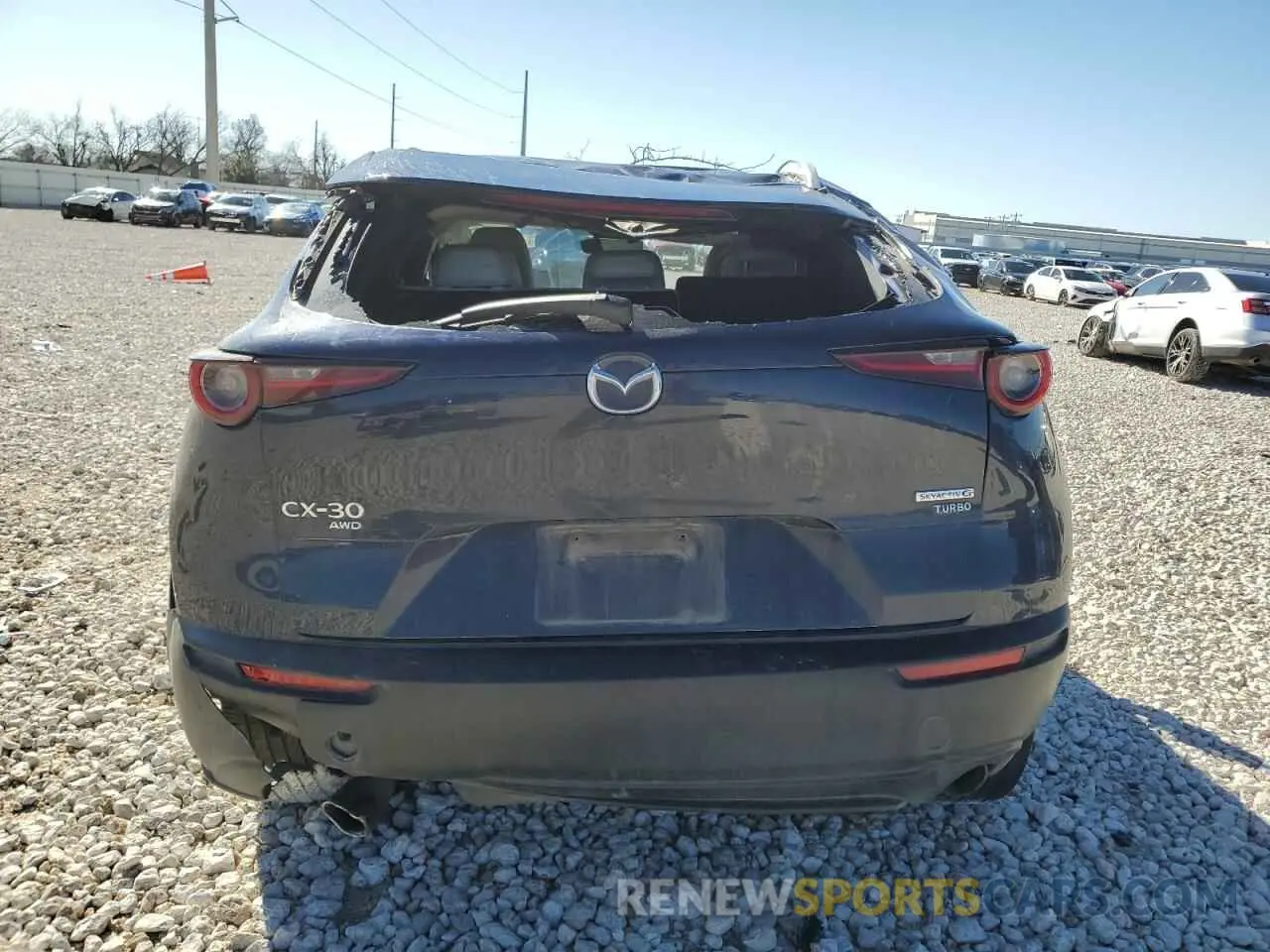 6 fotografías del automóvil dañado 3MVDMBDY9NM419016 MAZDA CX30 2022