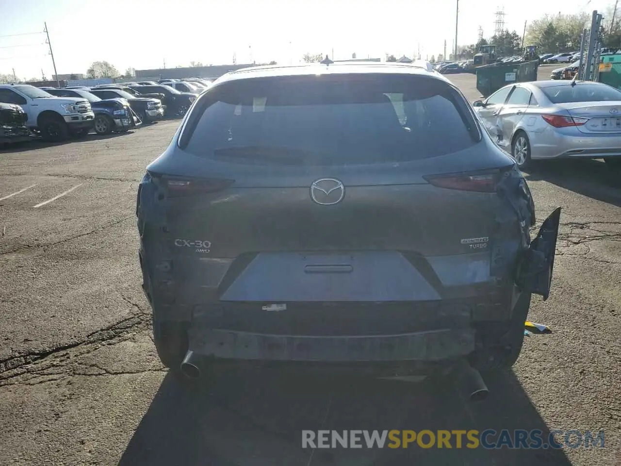 6 fotografías del automóvil dañado 3MVDMBEYXNM412364 MAZDA CX30 2022