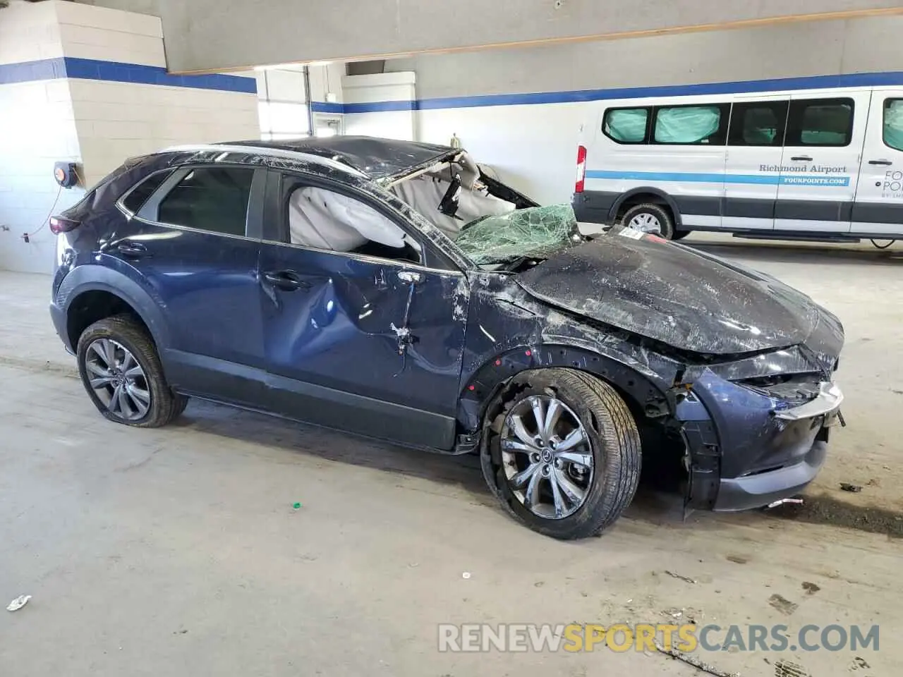 4 fotografías del automóvil dañado 3MVDMBBM1PM563758 MAZDA CX30 2023