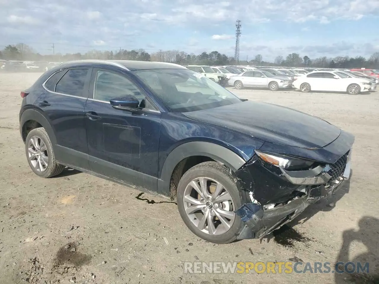 4 fotografías del automóvil dañado 3MVDMBBM1PM571746 MAZDA CX30 2023