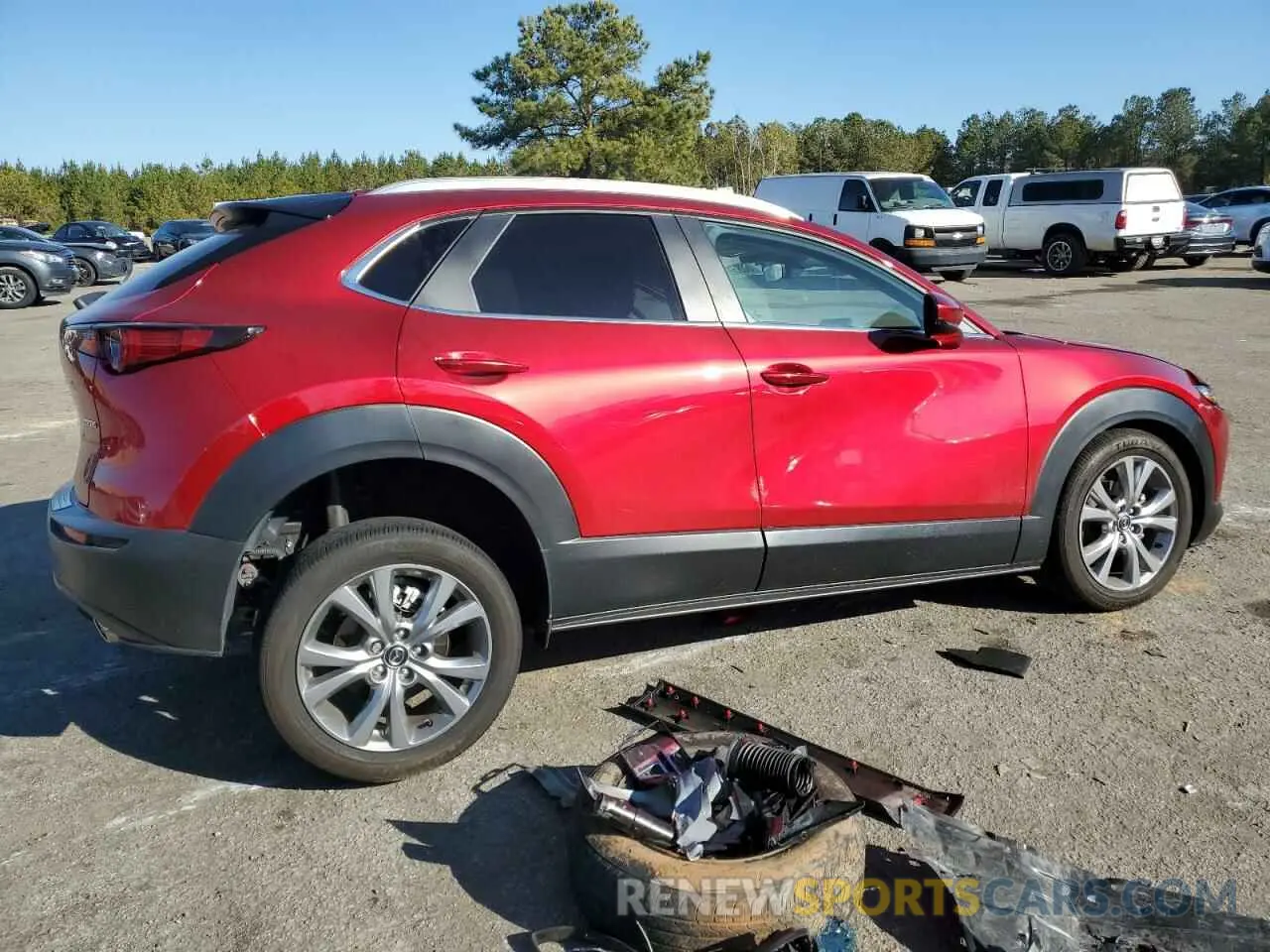 3 fotografías del automóvil dañado 3MVDMBBM5PM576691 MAZDA CX30 2023