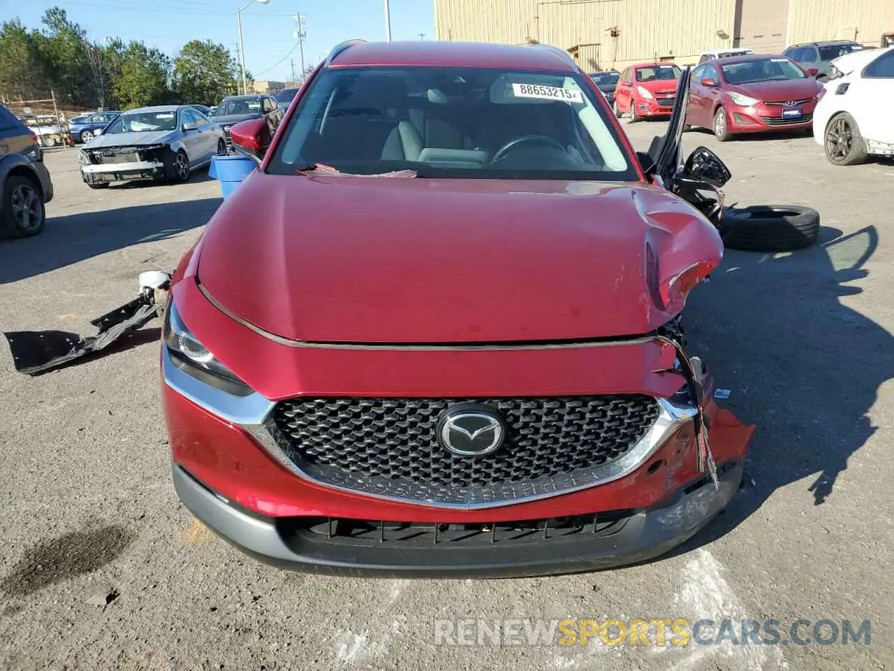 5 fotografías del automóvil dañado 3MVDMBBM5PM576691 MAZDA CX30 2023