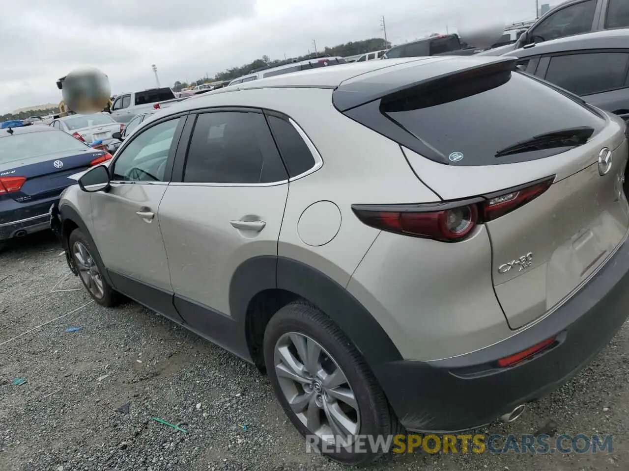 2 fotografías del automóvil dañado 3MVDMBBM6PM508853 MAZDA CX30 2023