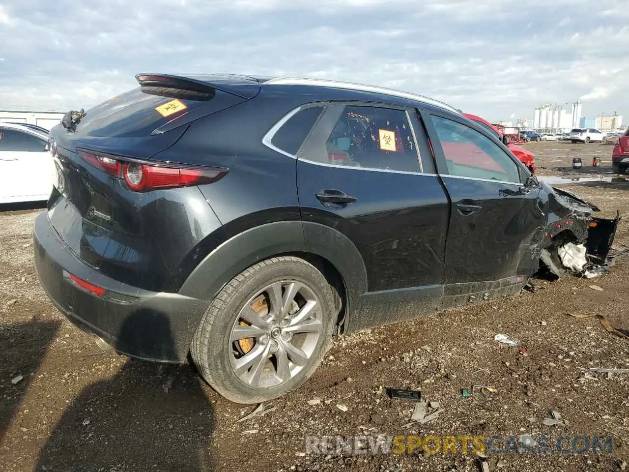 3 fotografías del automóvil dañado 3MVDMBCM3PM528539 MAZDA CX30 2023