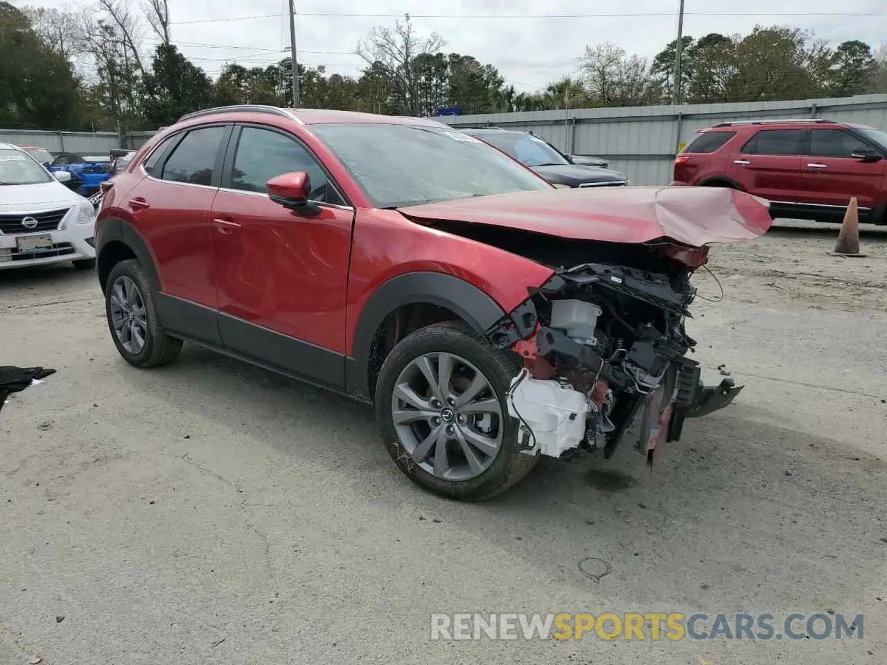 4 fotografías del automóvil dañado 3MVDMBCM0SM763683 MAZDA CX30 2025