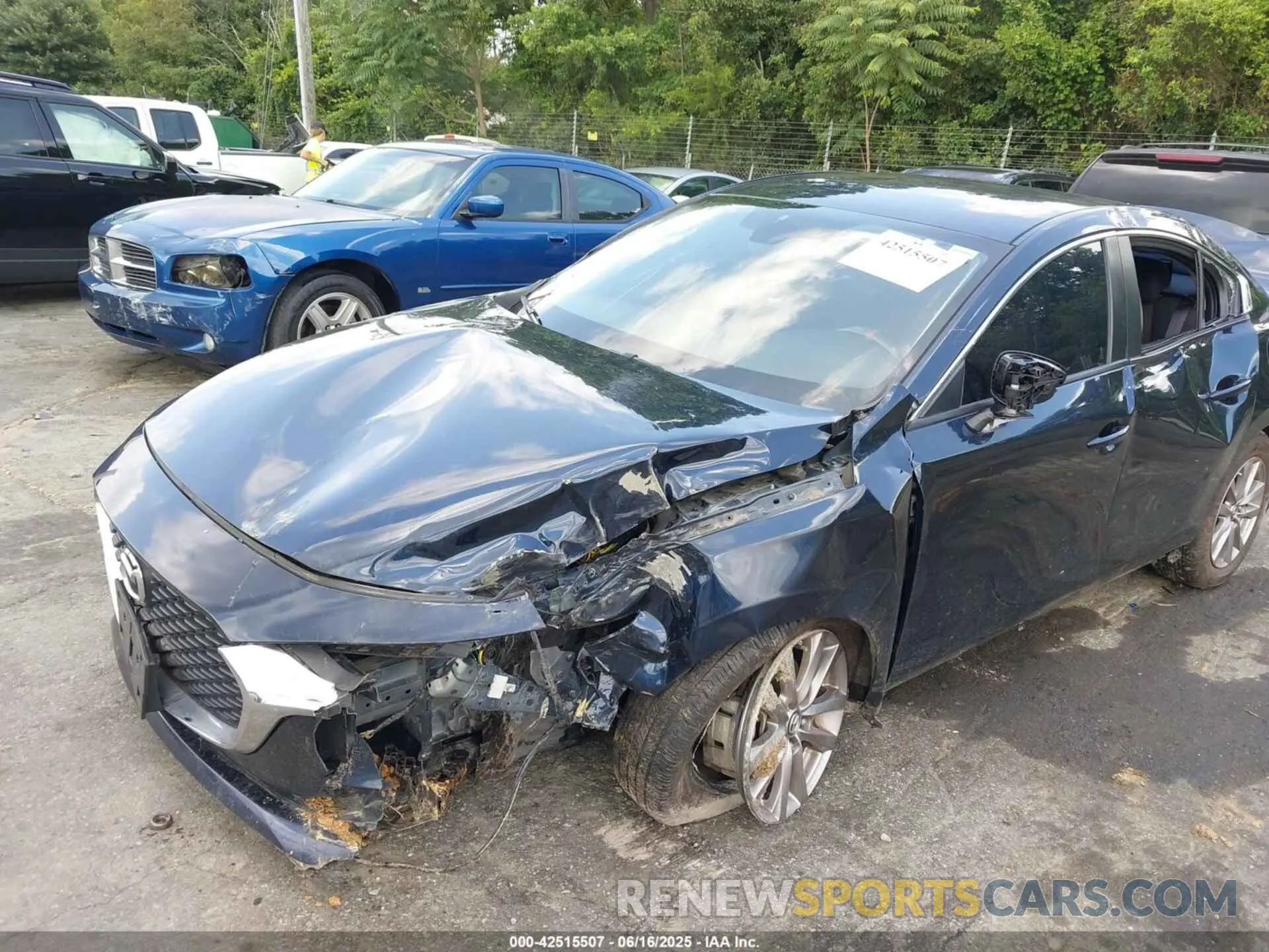 6 fotografías del automóvil dañado JM1BPABL3K1107896 MAZDA MAZDA3 2019