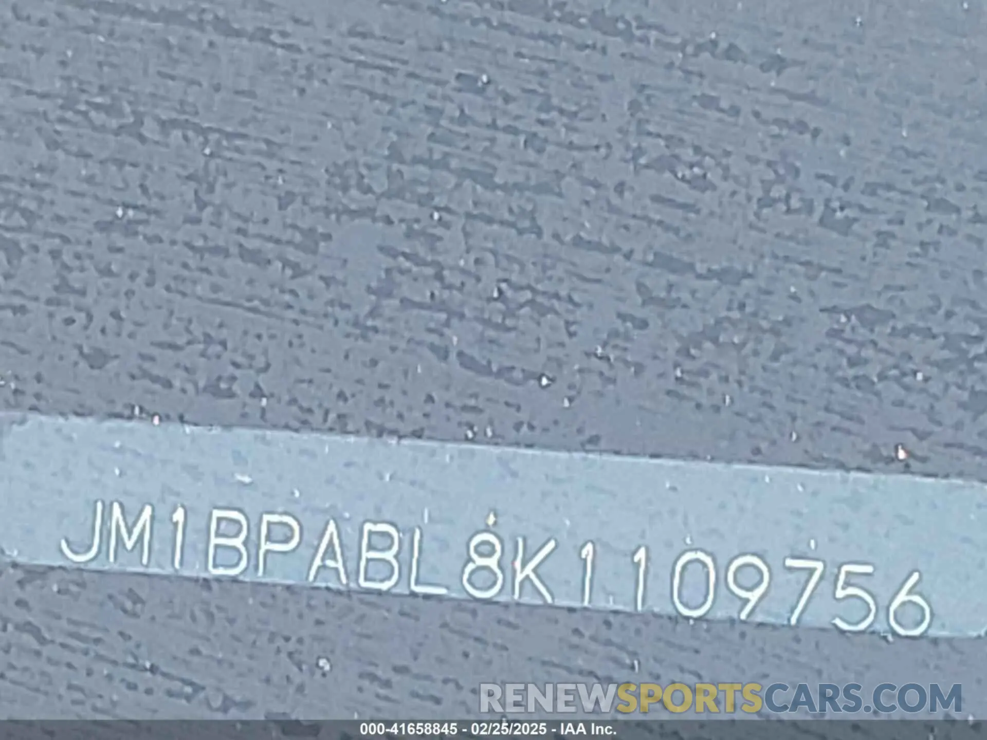 9 fotografías del automóvil dañado JM1BPABL8K1109756 MAZDA MAZDA3 2019