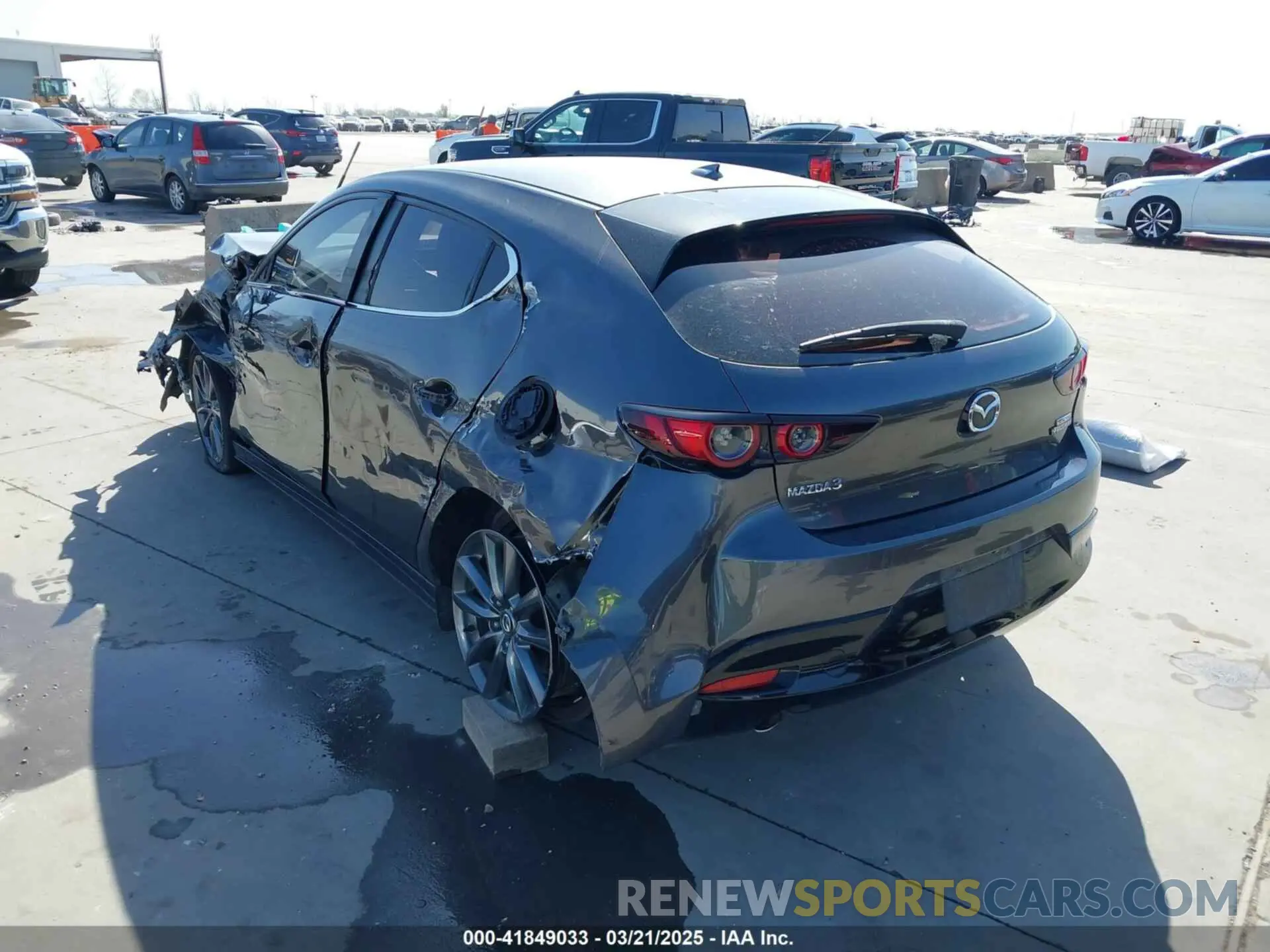 3 fotografías del automóvil dañado JM1BPAMM8K1120231 MAZDA MAZDA3 2019
