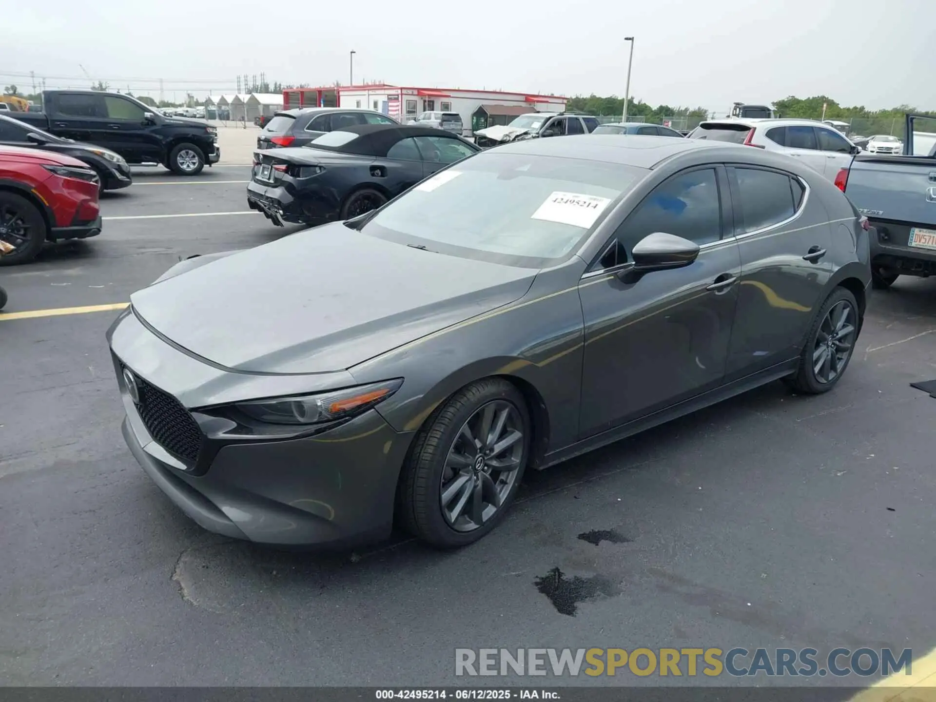 2 fotografías del automóvil dañado JM1BPANM3K1140563 MAZDA MAZDA3 2019
