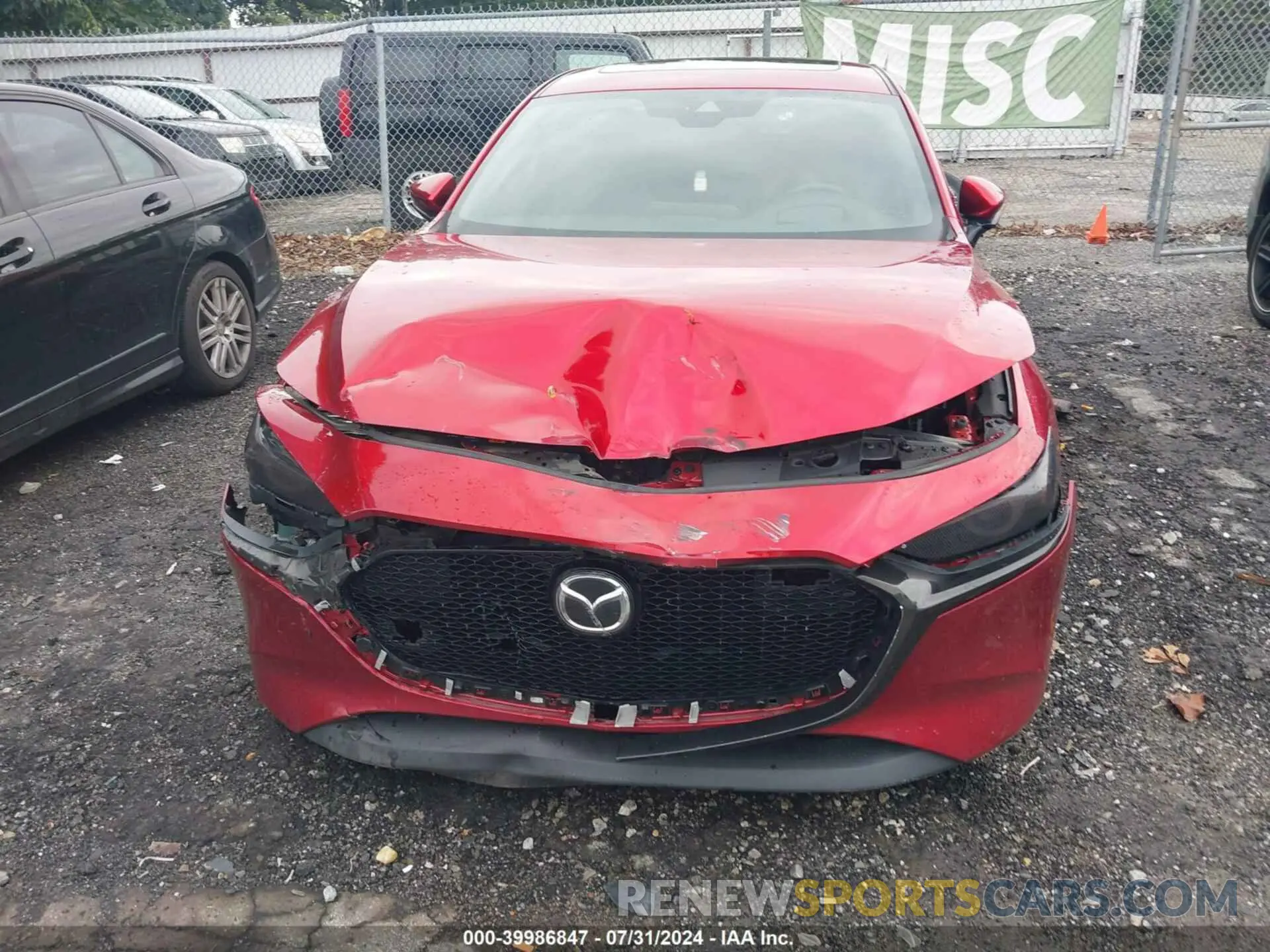 11 fotografías del automóvil dañado JM1BPANMXK1136767 MAZDA MAZDA3 2019
