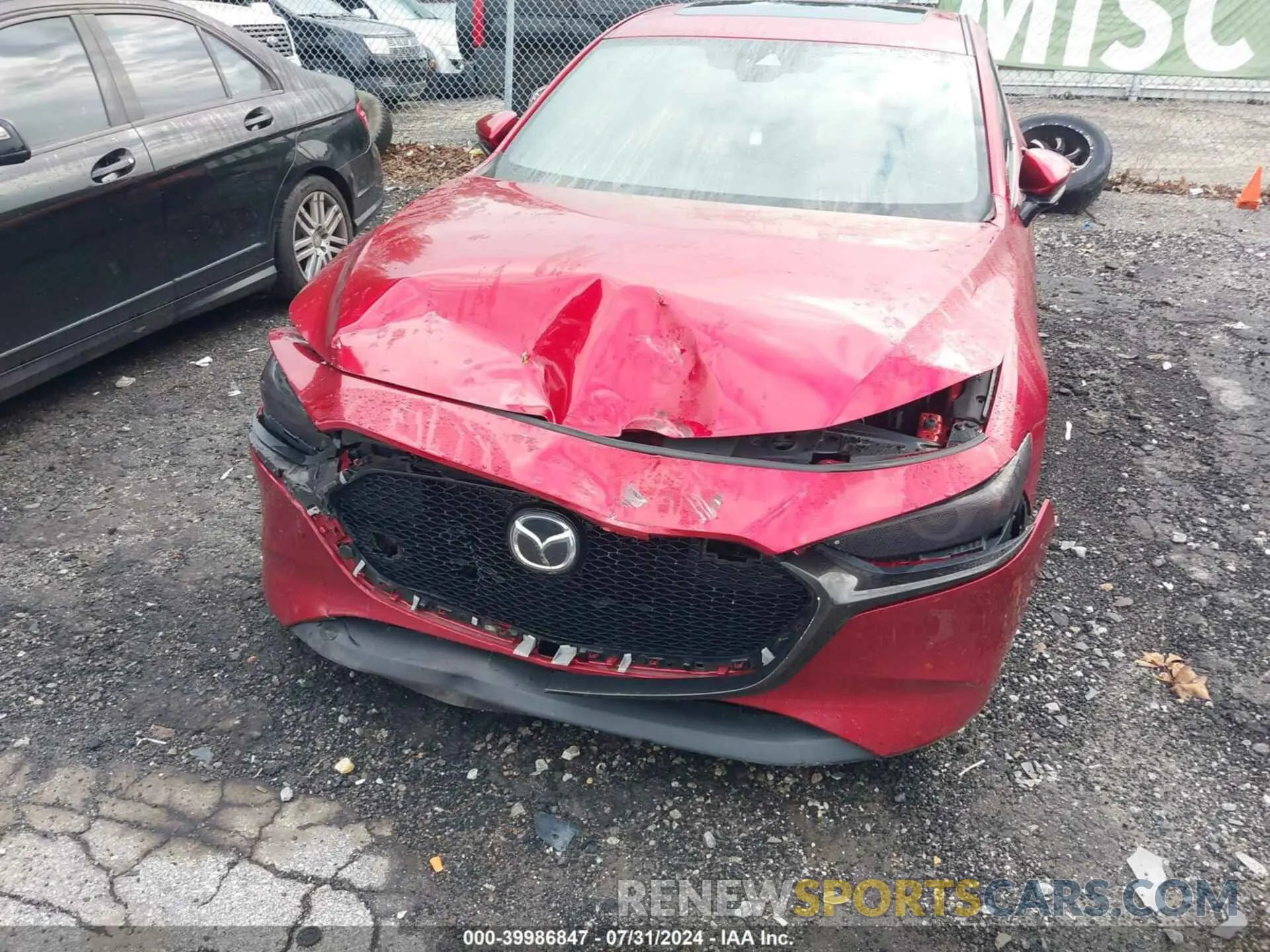 6 fotografías del automóvil dañado JM1BPANMXK1136767 MAZDA MAZDA3 2019