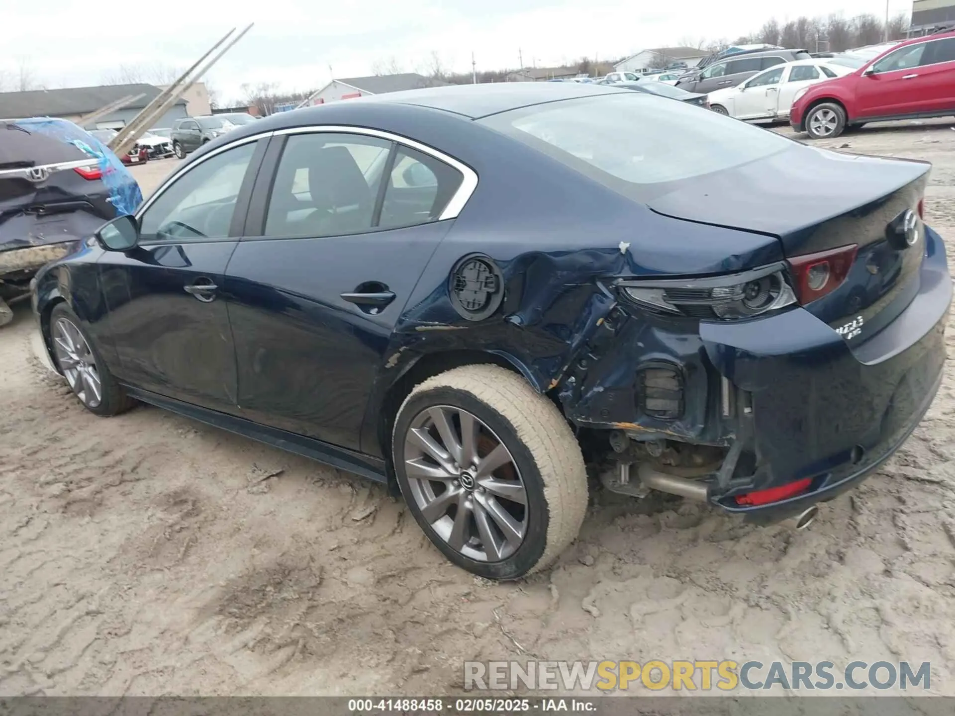 15 fotografías del automóvil dañado JM1BPBAM4K1138400 MAZDA MAZDA3 2019