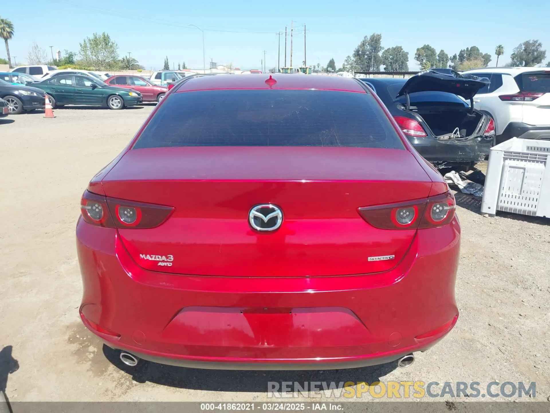16 fotografías del automóvil dañado JM1BPBEM7K1119186 MAZDA MAZDA3 2019