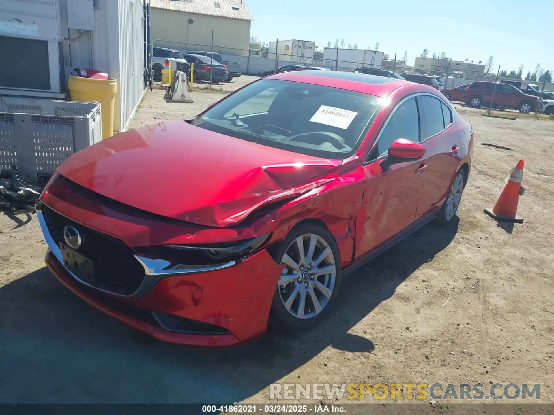 2 fotografías del automóvil dañado JM1BPBEM7K1119186 MAZDA MAZDA3 2019