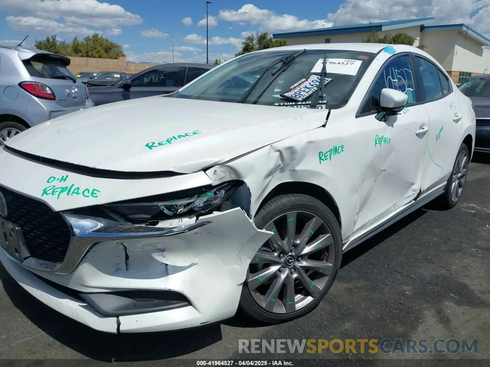 6 fotografías del automóvil dañado 3MZBPACL2LM126567 MAZDA MAZDA3 2020