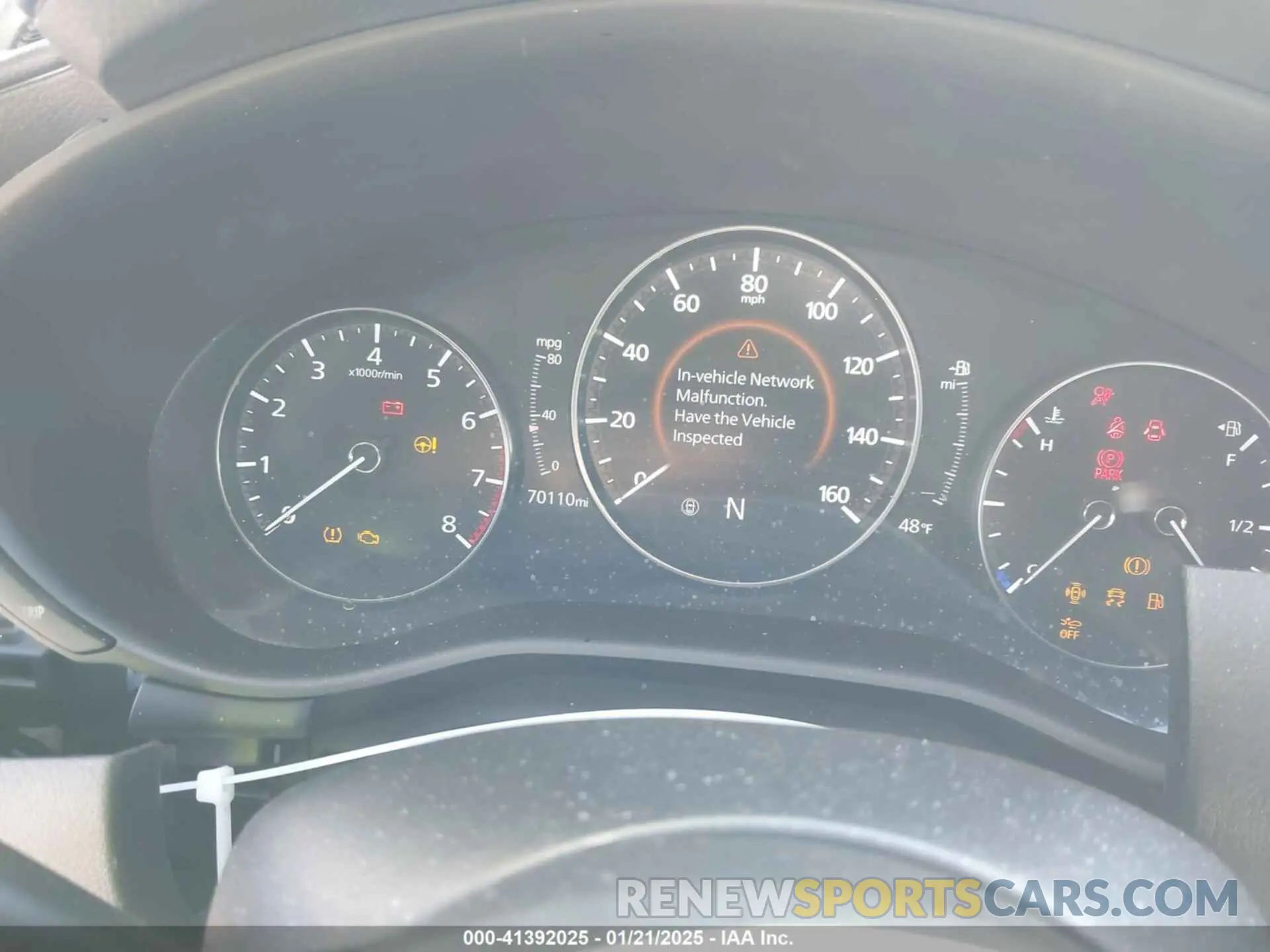 7 fotografías del automóvil dañado 3MZBPADLXLM119509 MAZDA MAZDA3 2020