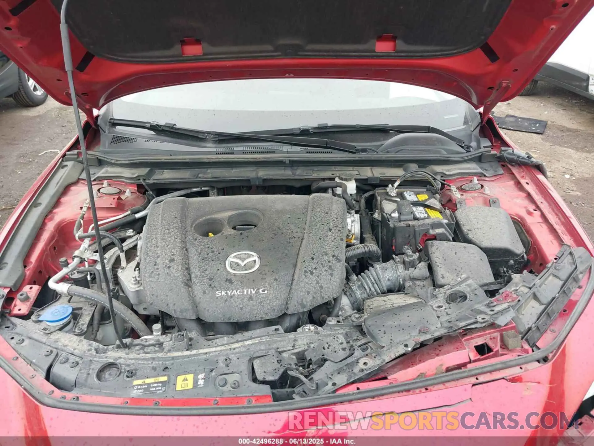 10 fotografías del automóvil dañado JM1BPAEM5L1168219 MAZDA MAZDA3 2020