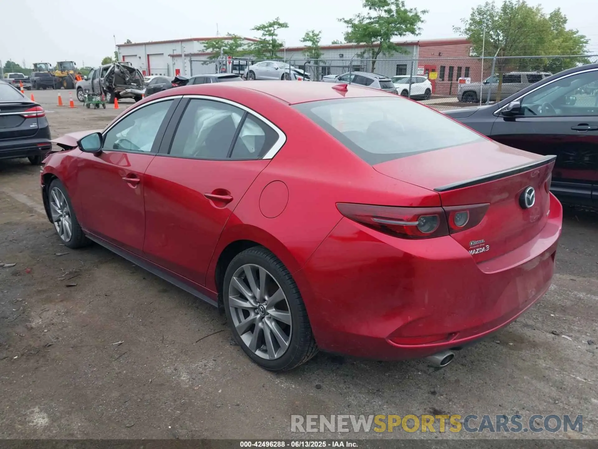 3 fotografías del automóvil dañado JM1BPAEM5L1168219 MAZDA MAZDA3 2020